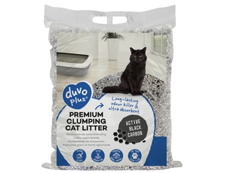 Arena Aglomerante con Carbón Ativado para Gato DUVO+ (Cantidad: 12 kg)