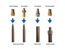 Rebe-10 Peças Kit De Bicos De Bomba Inflador Adaptadores De Válvula Presta Schrader Bicicleta Moto Bolas Brinquedos Cama