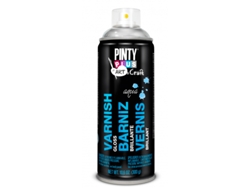 Spray Barniz Manualidades Brillo 400 Ml Agua
