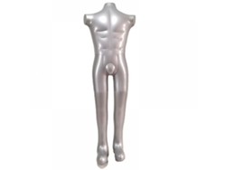 JILLIOPER Maniquí Inflable de PVC para Fotos Ropa Pantalones Modelo Hombre y Mujer