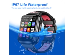 Reloj Inteligente 4g Todas Las Redes Impermeable Ip67 Dobles Cámaras Hd Gps Wifi Deportes Salud