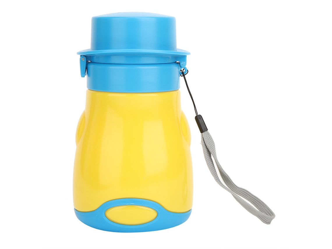 Orinal Portátil Para Niños, Ideal Para Viajes Y Para El Coche, 600 Ml, Con Forma De Palomitas De Maíz, A Prueba De Fugas.