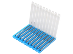 10 Brocas De Rosca Ranurada Hss M6x1 H2 Con Macho De Roscar Para Herramienta Manual
