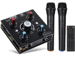 Máquina De Karaoke Con Bluetooth 5.0, Micrófono Dual Y Amplificador.