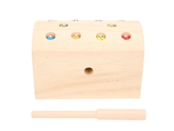 -juguete De Capturar Insectos Con Imán Madera Juego Interactivo Padre-hijo Para Escritorio Color Madera