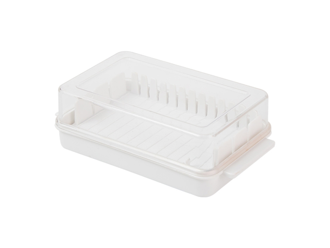 Caja Para Cortar Mantequilla Con Tapa De Plástico, Recipiente Hermético Para Guardar Alimentos En El Refrigerador.