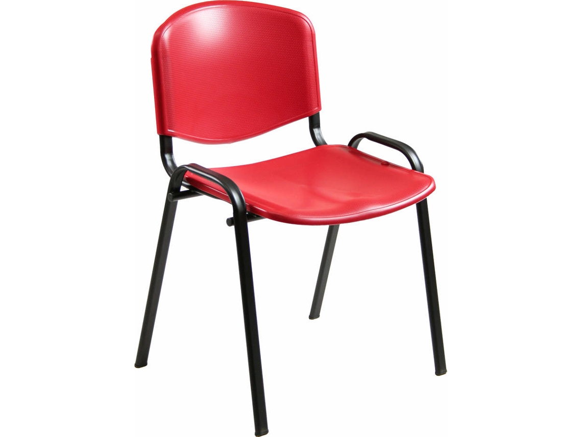 Silla de Confidente UNIST Dado (Rojo - Plástico)