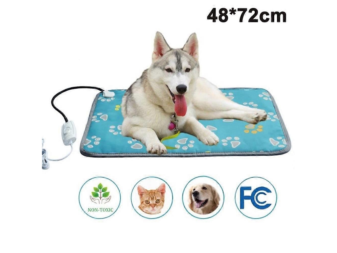 Rebe-manta Calefactora Eléctrica Para Mascotas Con Temporizador Y Protección Contra Sobrecalentamiento Ideal Para Perros Y Gatos 48x72cm