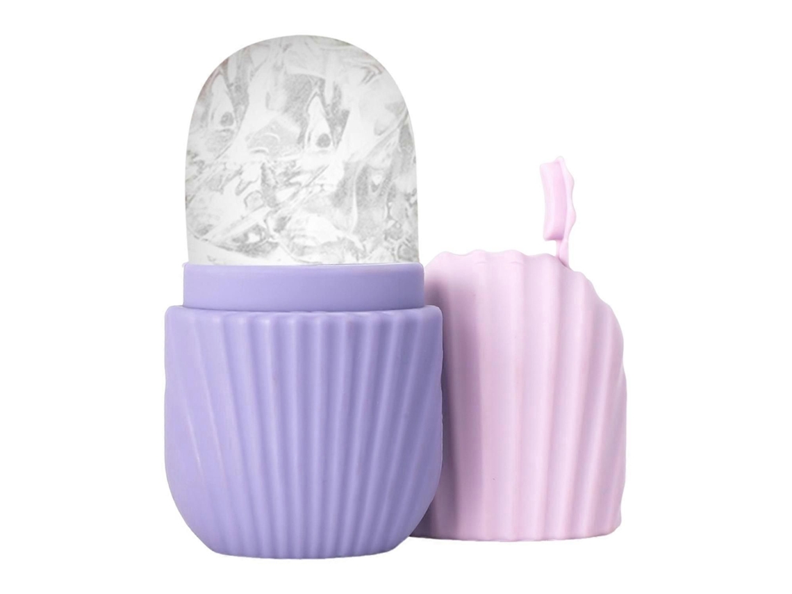 Gel facial con rodillo de hielo con tapa, antideslizante, reduce los poros y la hinchazón alrededor de los ojos. TAISHENGDA