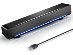 Barra De Sonido Bluetooth Negra, Versión Clásica, Con Bluetooth Por Cable*