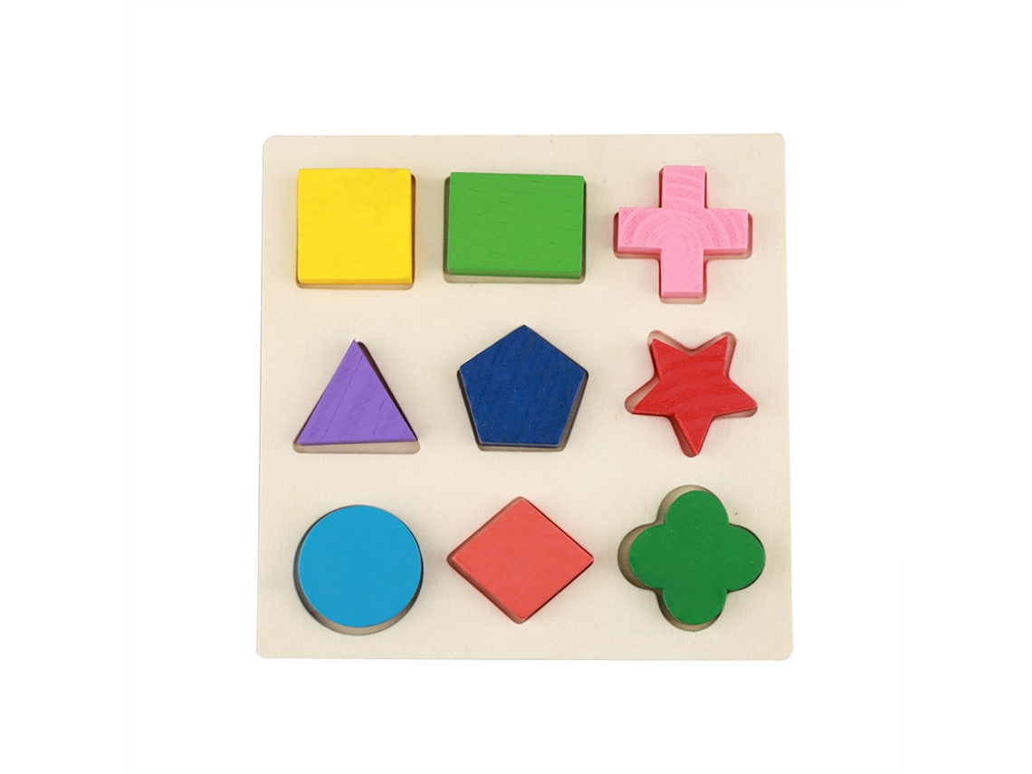 2026-juego De Bloques De Madera Geométrico Para Niños, Juguete Educativo De Aprendizaje Temprano (1)