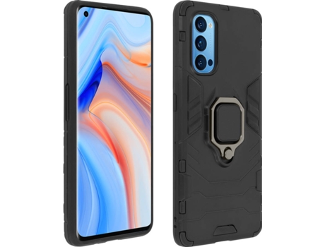 Carcasa Oppo Reno 4 Pro AVIZAR Anillo Negro