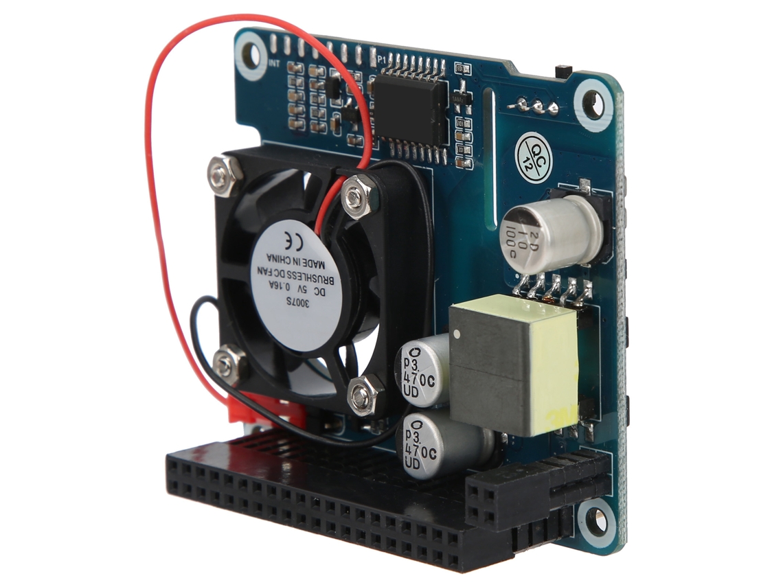 Veloriskku-placa De Expansão Ethernet Com Módulo Poe Para Rpi 4b/3b+ Suporta 802.3af