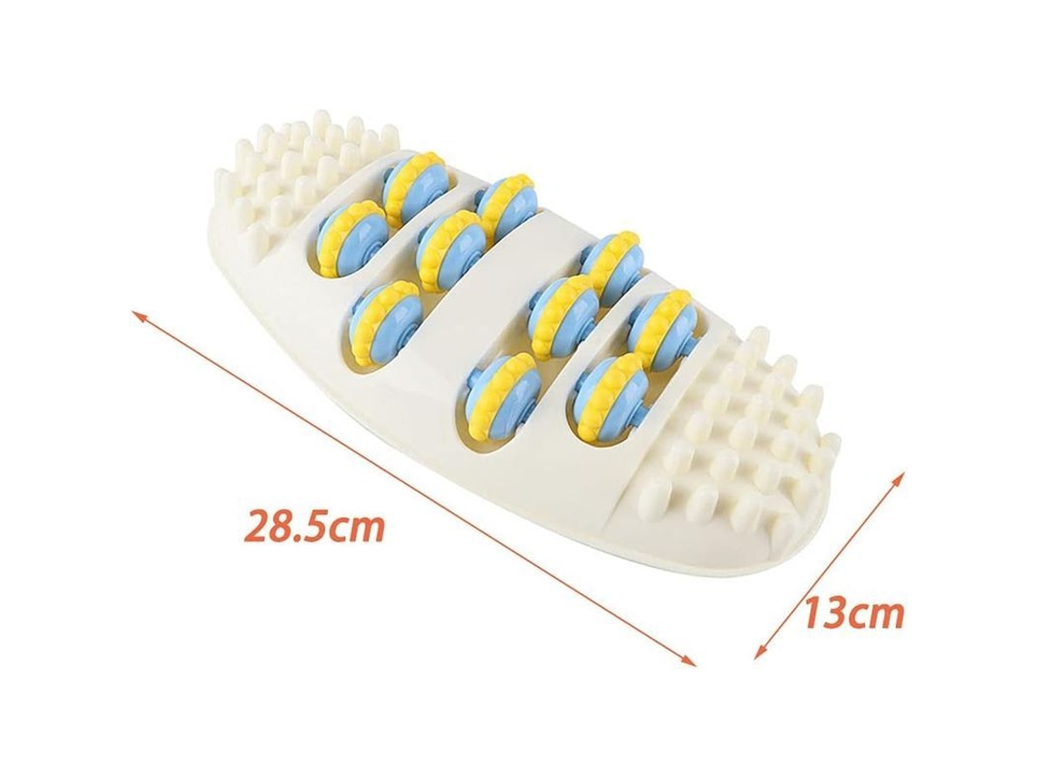 Dan26-roller Masajeador De Pies Dual Linjou Alivia Dolor De Talón Arco Y Fatiga Promueve Circulación