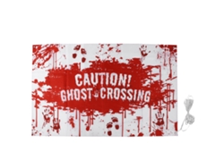 Guirnalda De Halloween Con Estampado De Mano Ensangrentada, Decorativa Para Fiesta De Terror.