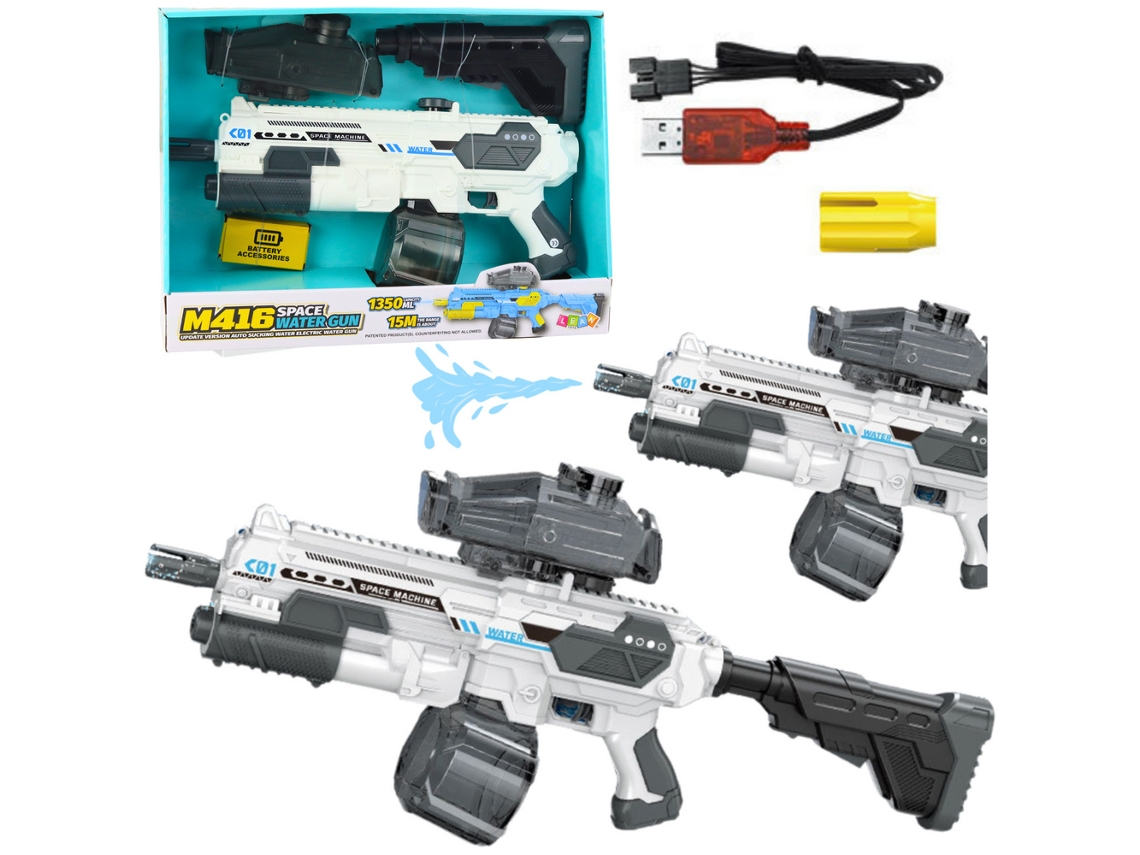 Pistola de agua eléctrica espacial M16 Rifle 1350ml B.active