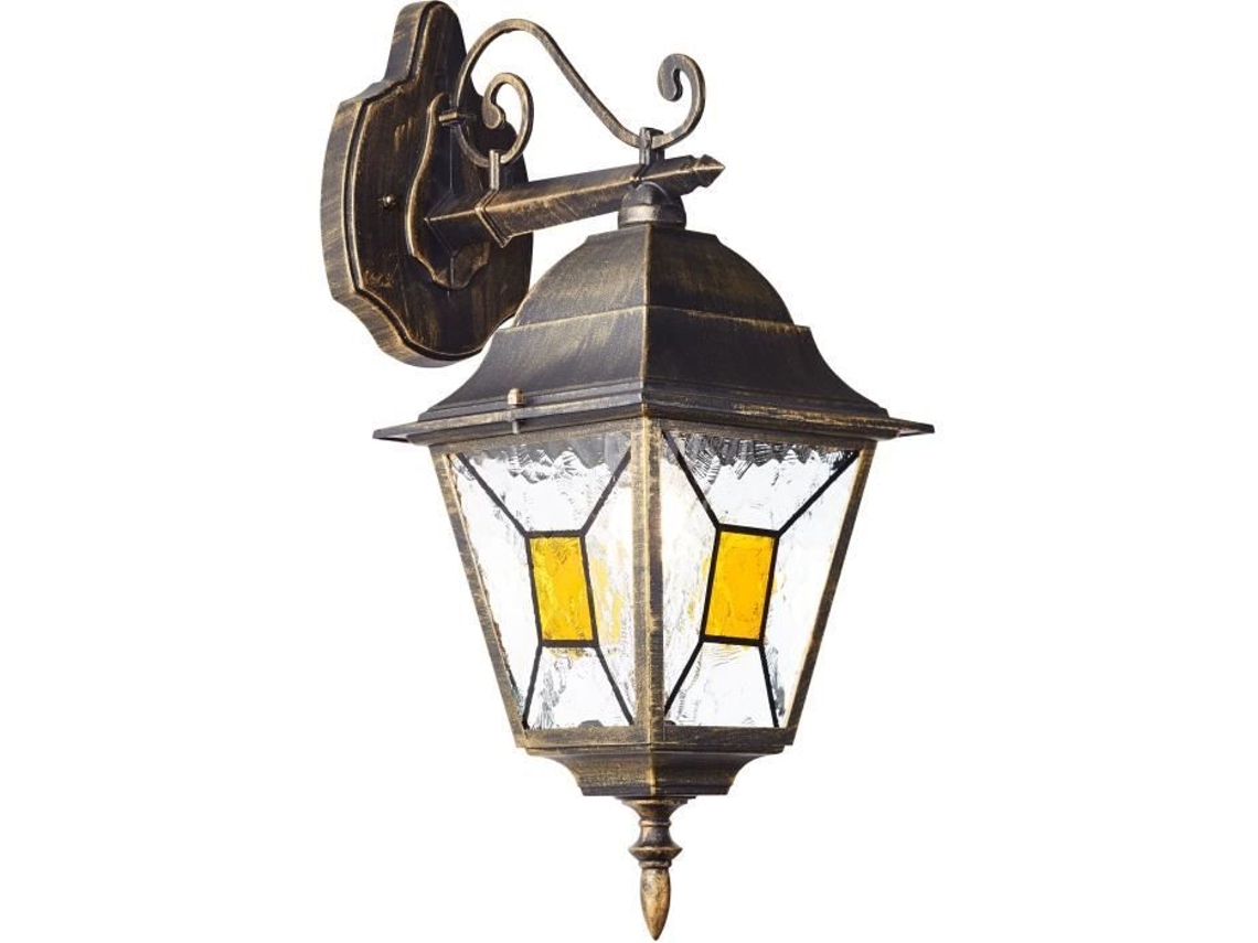 Janel Aplique Applique Descendente, Dore Black, E27 Max 60W, lâmpada não incluída