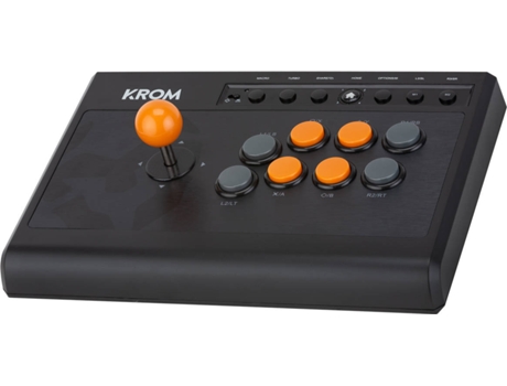 Controlador de juego PS4/PS3/PS/Xbox One KROM Kumite Fightstick Negro