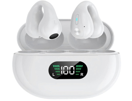 Auriculares con clip para la oreja 5.3, auriculares inalámbricos con ganchos para las orejas, auriculares abiertos con cancelación de ruido, CHRONUS