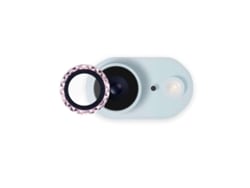 Cubre Objetivo Trenzado Oro Rosa Para Iphone 17e