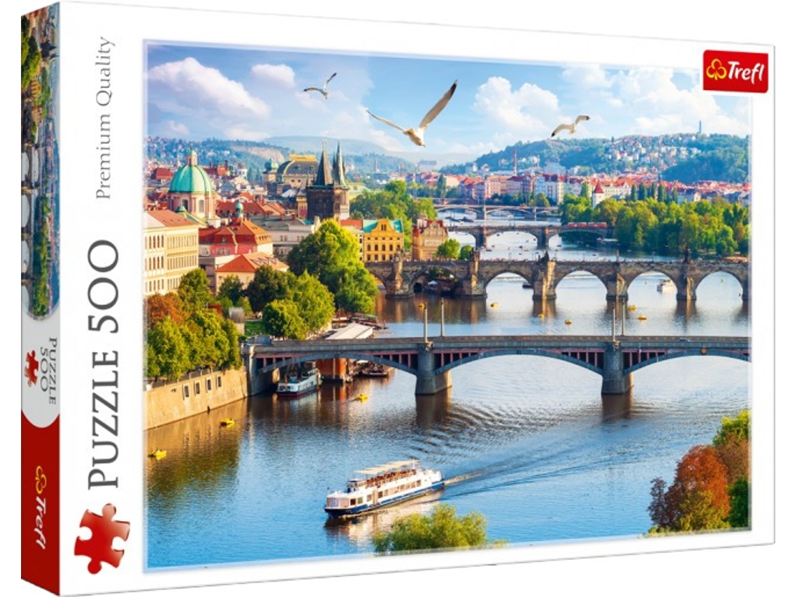 Puzzle TREFL Prague, Czech Republic (Edad mínima recomendada: 12 años  - 500 Piezas)