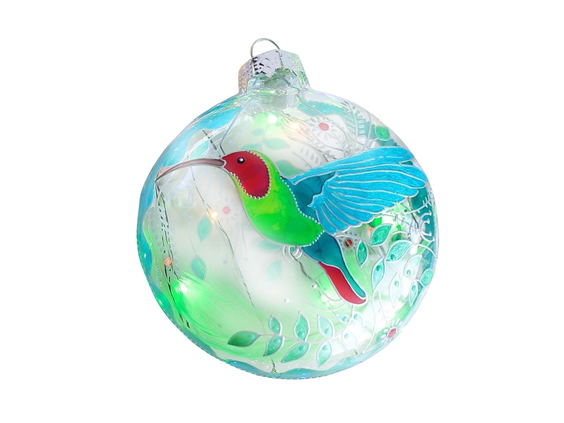 Adorno navideño de pájaro para árbol de Navidad 2022