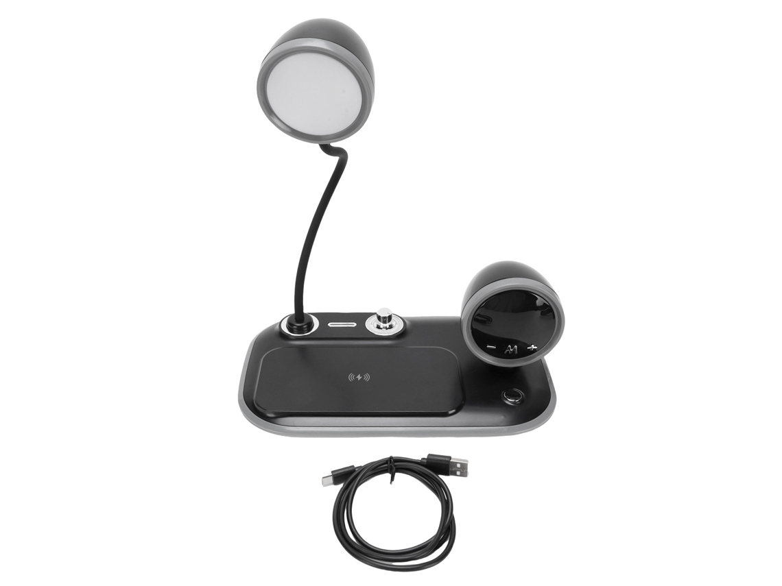Lámpara De Escritorio (lectura Con Protección Ocular, Carga Rápida Inalámbrica) Ht-311 Lámpara De Escritorio De Lectura Con Protección Ocular Con Soporte Para Teléfono De Carga Inalámbrica, Carga Rápida Vertical, Cargador Inalámbrico Multifuncional