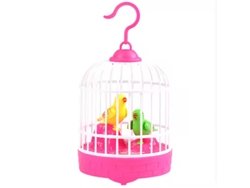 Juguete de pájaro parlante recargable por USB - Rojo DIGITALLAB