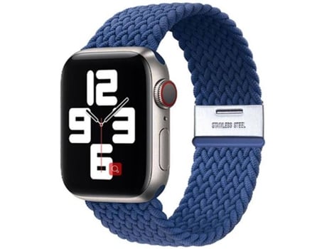 Correa Trenzada Ajustable para Apple Watch Series 3 38mm Azul