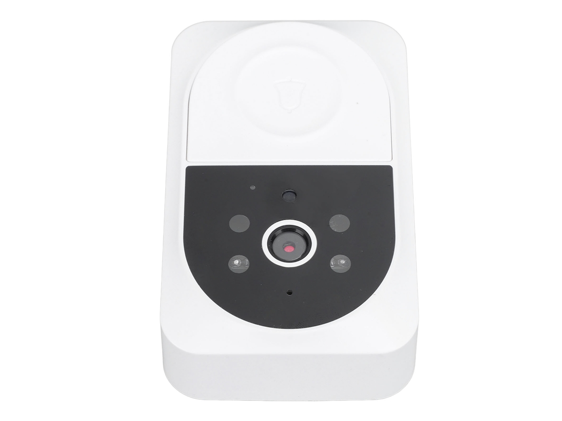 Timbre De Puerta Con Cámara Inalámbrica Wifi, Visión Nocturna, Habla Bidireccional, Impermeable Ip66, Control Por App, Interior Y Exterior