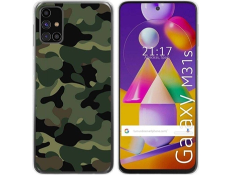 Carcasa Samsung Galaxy M31s TUMUNDOSMARTPHONE Camuflaje Multicolor