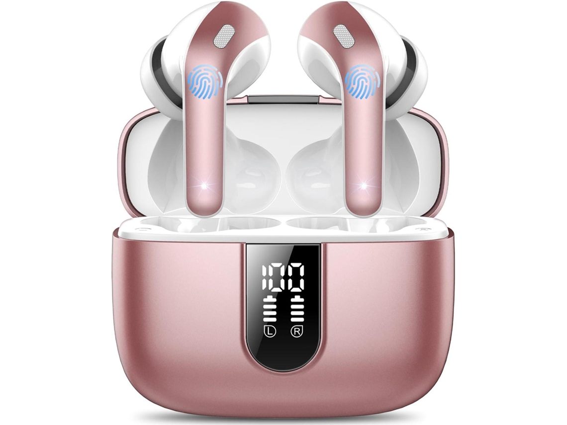 Auriculares Inalámbricos Bluetooth 5.3, Equipados Con 4 Micrófonos Enc.