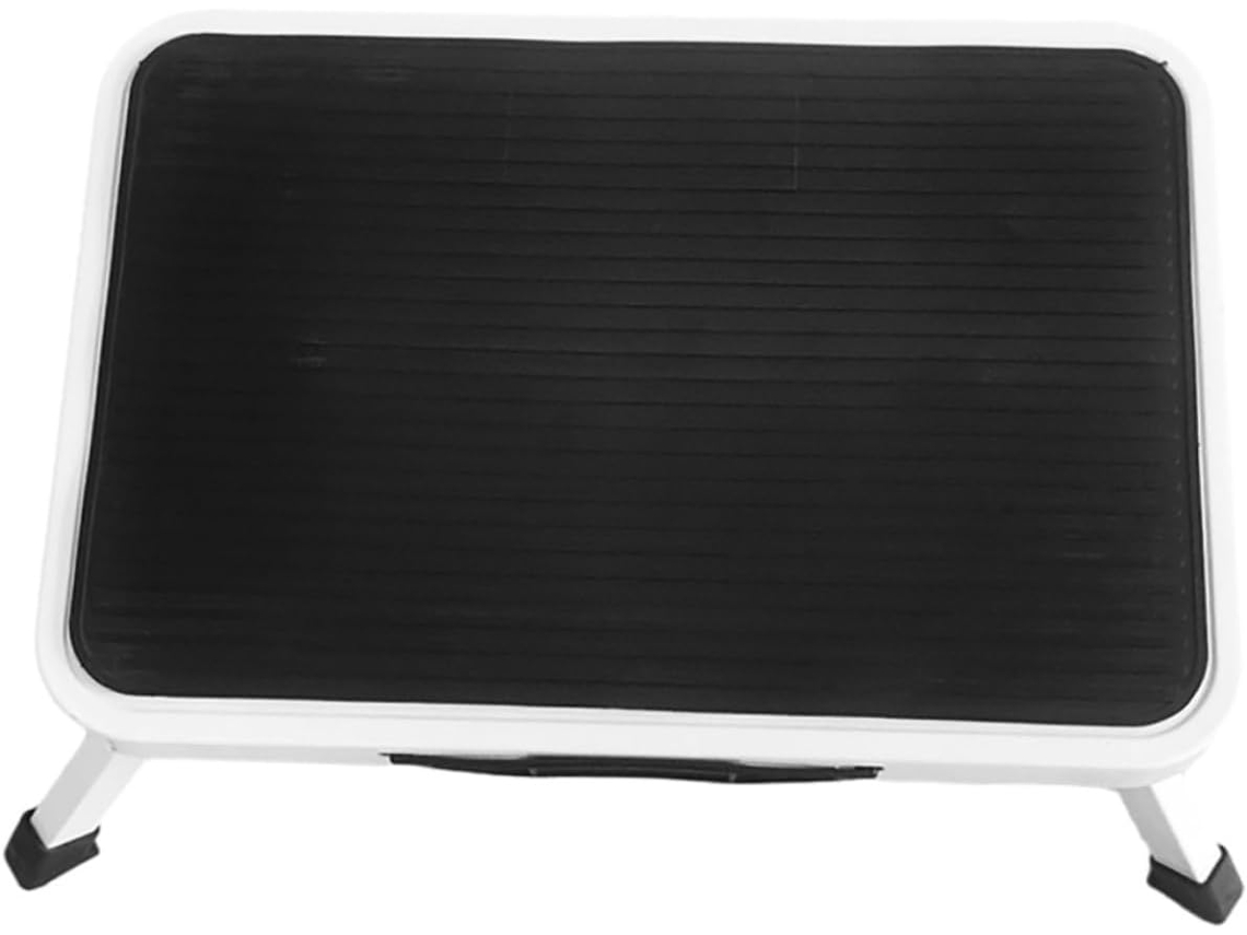 Taburete Metálico Plegable, Portátil Y Antideslizante, Para Alcanzar Objetos En La Cocina O El Baño.