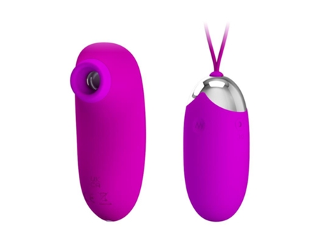Set Huevo Vibrador Y Succionador de Clítoris PRETTYLOVE