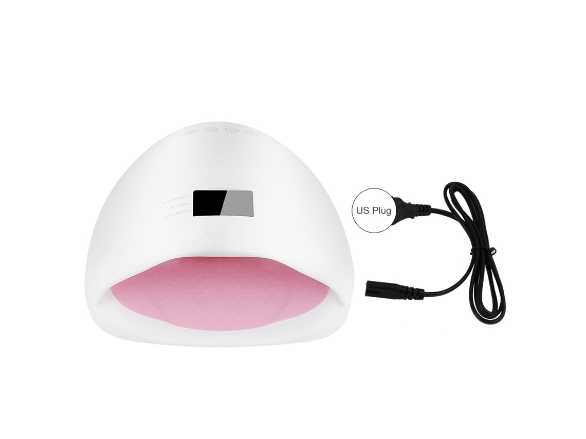 Secador de uñas profesional de 48 W con luz roja para el curado de esmalte de uñas en gel y blanqueamiento.
