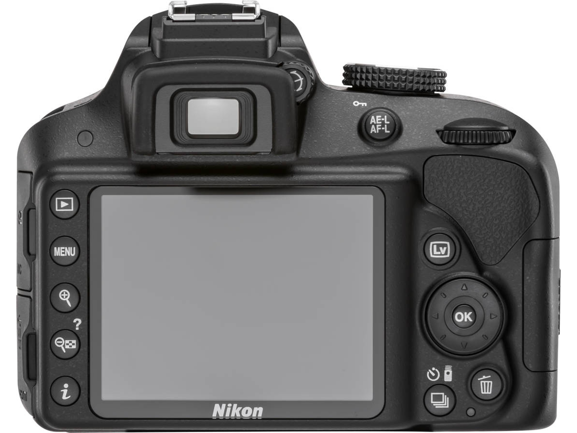 vhbw Capucha Lente Compatible con Nikon AF-P DX NIKKOR 70-300mm f / 4.5-6.3G ED VR 58 mm Objetivo Negro, plástico, Redonda, 8,3 cm