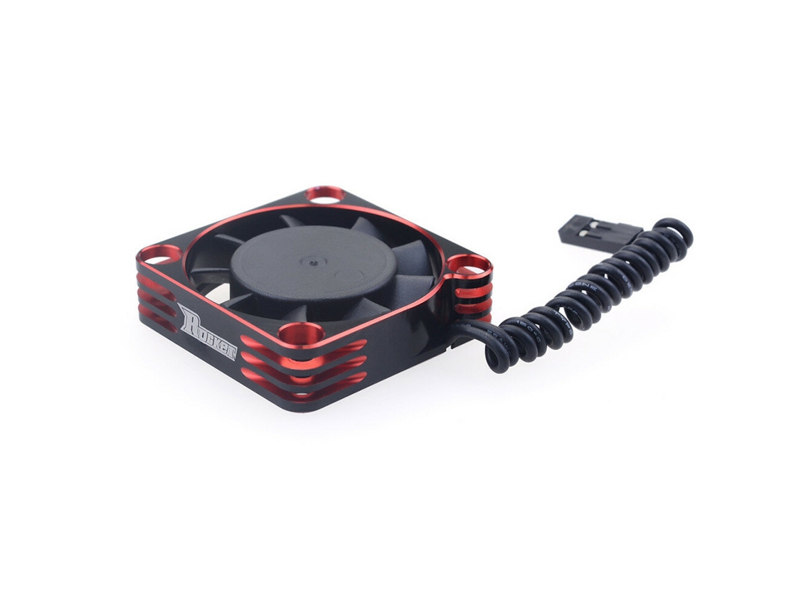 Redsurpass Hobby Rocket 40mm Aluminum Cooling Fan 16000rpm For 4068 4092 Motor Esc 1/8 1/10 Rc Car Parts