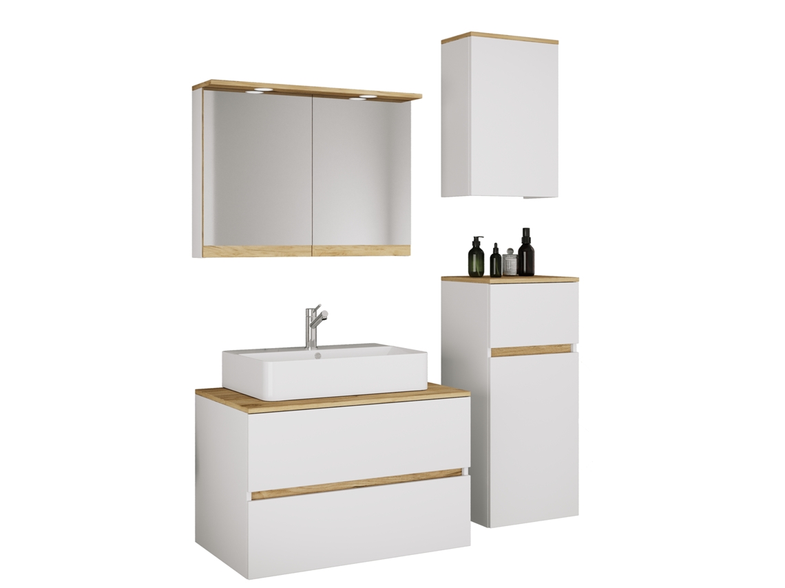 Conjunto de muebles de baño con lavabo Cosila 80 VCM