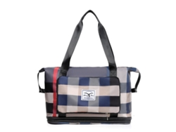 GIGIKILL Bolsa de viagem durável à prova d'água e expansível com rodas e vários bolsos para organização.