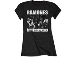 Camiseta ROCK OFF Ramones - CBGB 1978 Negro (Talla: XXL)