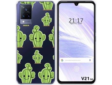 Carcasa Vivo V21 5G TUMUNDOSMARTPHONE Cactus Multicolor
