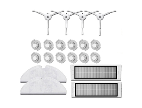 Para Xiaomi Roborock S50 S51 S55 S5 S6 S60 Cepillo Lateral filtro lavable Hepa cepillo principal paño de mopa Accesorios