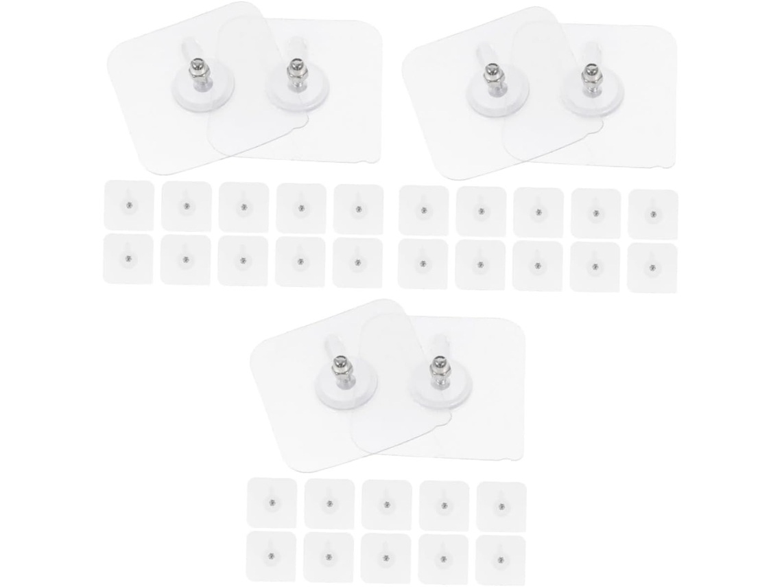 Juego De 3 Adornos De Pared Multiusos, No Requieren Perforación, Autoadhesivos, Extra Resistentes, Para Coser Abrigos.