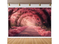 Fondo fotográfico de primavera con lienzo de Sakura de Vayotoy