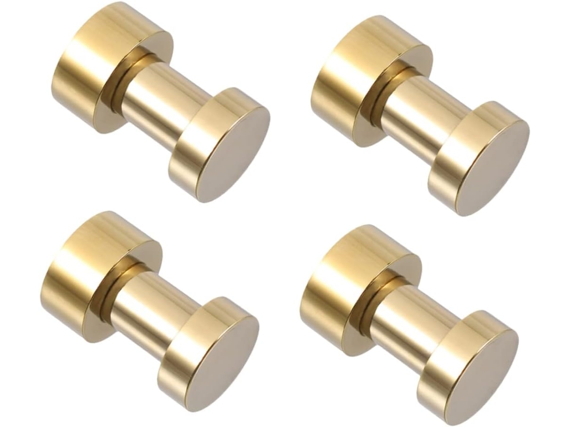 Juego de 4 ganchos de pared para toallas con tornillos CHABERLU