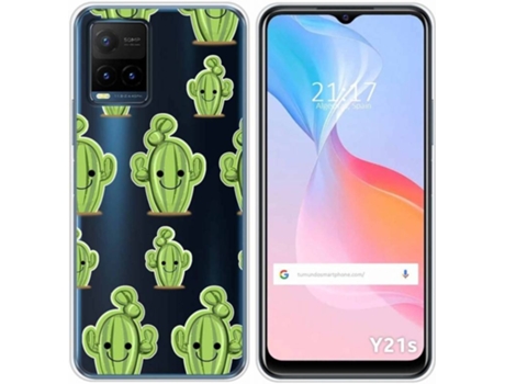 Carcasa Vivo Y21s / Y33s TUMUNDOSMARTPHONE Cactus Multicolor