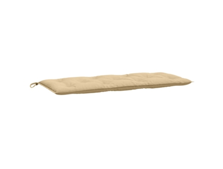 Cojín De Banco De Jardín VIDAXL Beige Tela (120x50x7 cm)