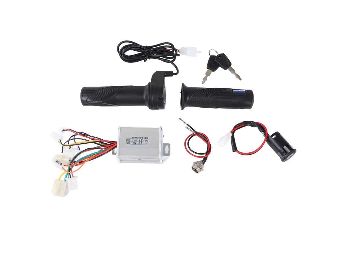 Controlador de bicicleta eléctrica de 24 V y 250 W con acelerador