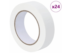 Lote de 24 cintas de enmascarar blancas de 30 mm x 50 m de papel MAISON EXCLUSIVE