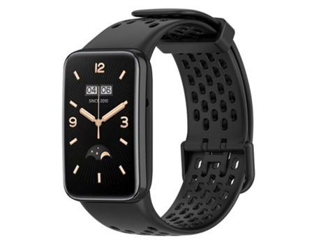 Correa de Silicona respirable para Xiaomi Mi Band 7 Pro - negro